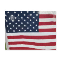 Cartão postal American Flag