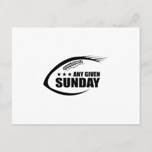 Cartão Postal American Football Team USA Game Funny Sports Gift