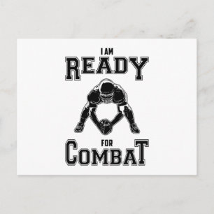 Cartão Postal American Football Team USA Game Game Player Gift