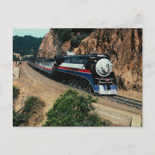 Cartão Postal American Freedom Train 4449 em Cape Horn, Califórn