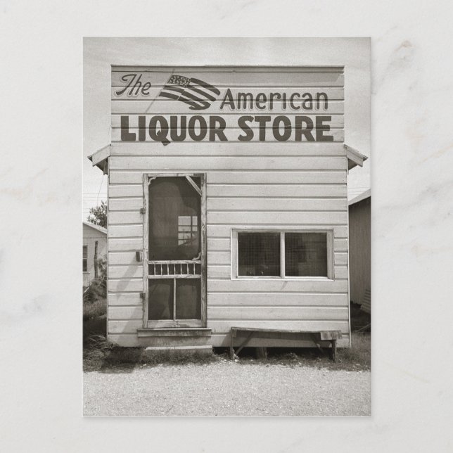 Cartão Postal American Liquor Store, 1943 (Frente)