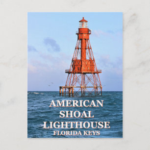 Cartão Postal American Shoal Lighthouse, Cartão-postal da Flór