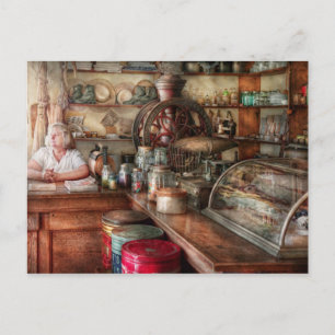 Cartão Postal Americana - Loja - Cuidando do compro