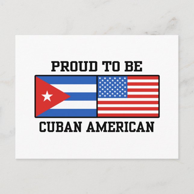 Cartão Postal Americano cubano (Frente)