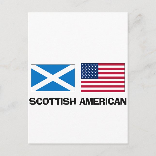 Cartão Postal Americano escocês (Frente)