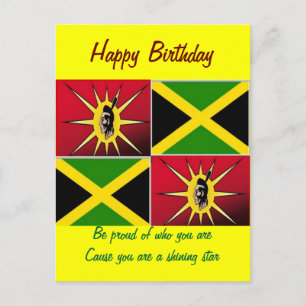 Cartão Postal Americano-jamaicano nativo