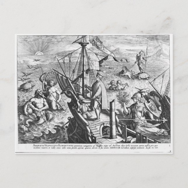 Cartão Postal Amerigo Vespucci (Frente)