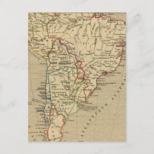 Cartão Postal Amerique Meridionale en 1840