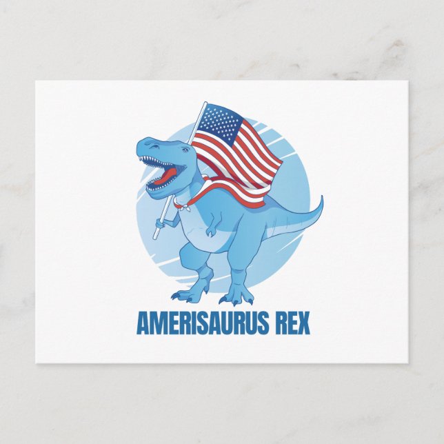 Cartão Postal Amerisaurus Rex (Frente)