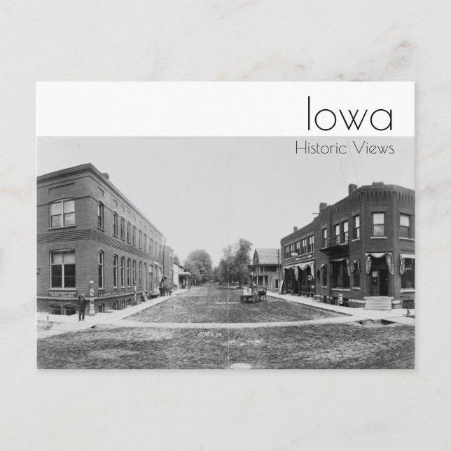 Cartão Postal Ames, Iowa Postcard (Frente)