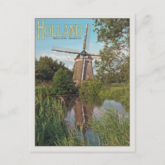 Cartão Postal Amesterdã - De 1100 Roe Windmill.jpg