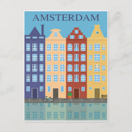 Cartão Postal Amesterdã, Holanda,