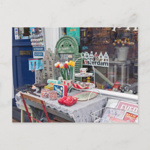 Cartão Postal amesterdã típica