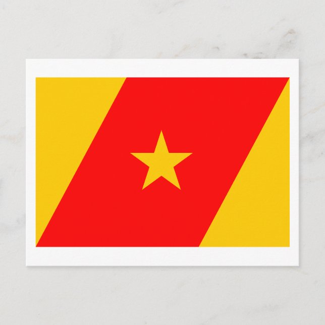 Cartão Postal Amhara Flag (Frente)