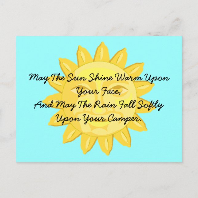 Cartão postal Amigos de acampamento Cumprimentos p (Frente)