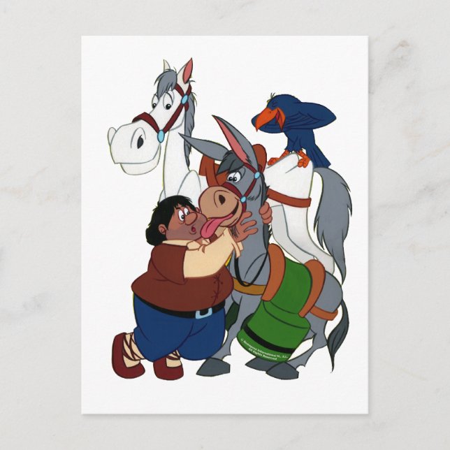 Cartão Postal AMIGOS DO DON QUIXOTE - 400 anos - Cervantes (Frente)