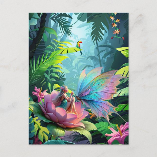 Cartão Postal Amigos do Jardim (Frente)