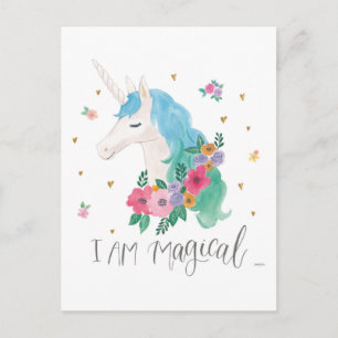 Cartão Postal Amigos mágicos IV   Sou Magia