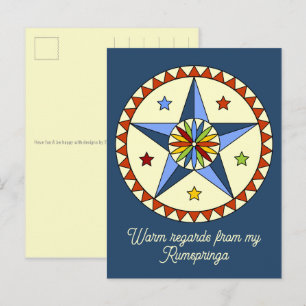 Cartão Postal Amish - Sinais Hexagramas - SORTE 1