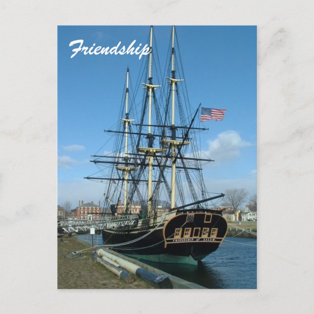 Cartão Postal Amizade de Salem (Frente)