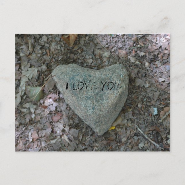 Cartão Postal Amo-Te Cartaz (Frente)