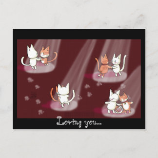 Cartão Postal Amo você...