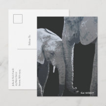 Amo Você Mais, Arte Original de Elefante