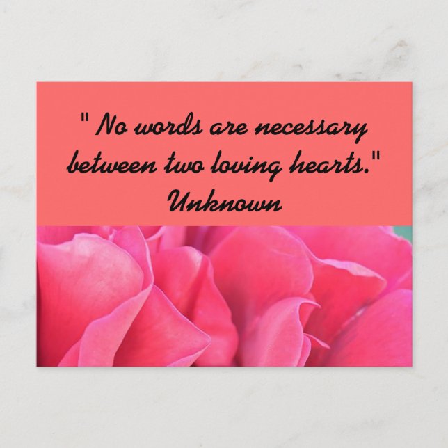 CARTÃO POSTAL AMOR (Frente)