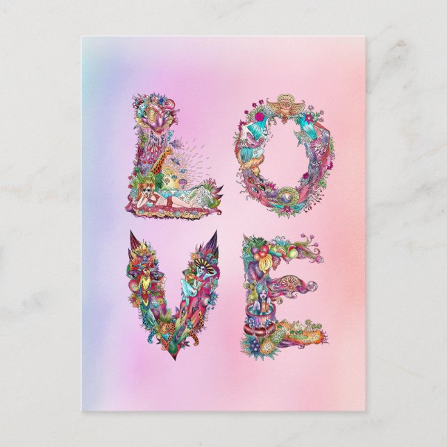 CARTÃO POSTAL AMOR (Frente)