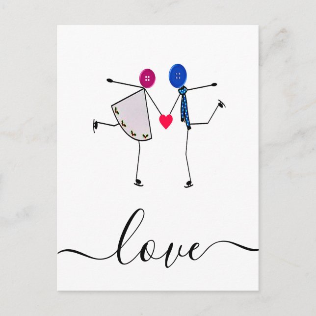 Cartão Postal amor (Frente)