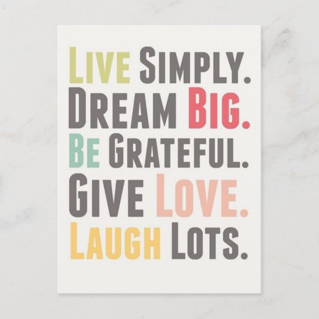 Cartão Postal amor (Frente)