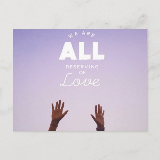 Cartão Postal Amor (Frente)