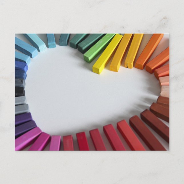 Cartão Postal Amor a Cores (Frente)