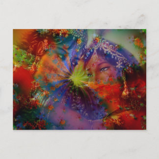 Cartão Postal Amor a Deus e Deusa