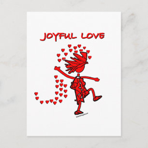 Cartão Postal Amor alegre