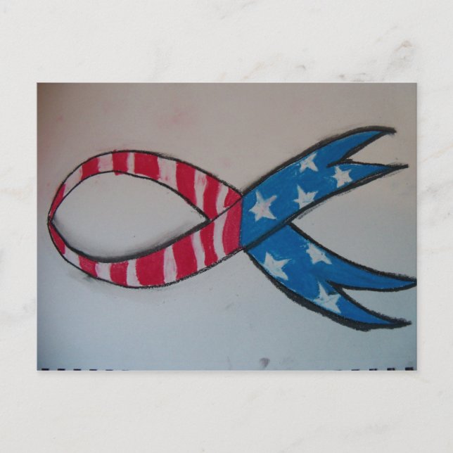 Cartão Postal amor americano (Frente)
