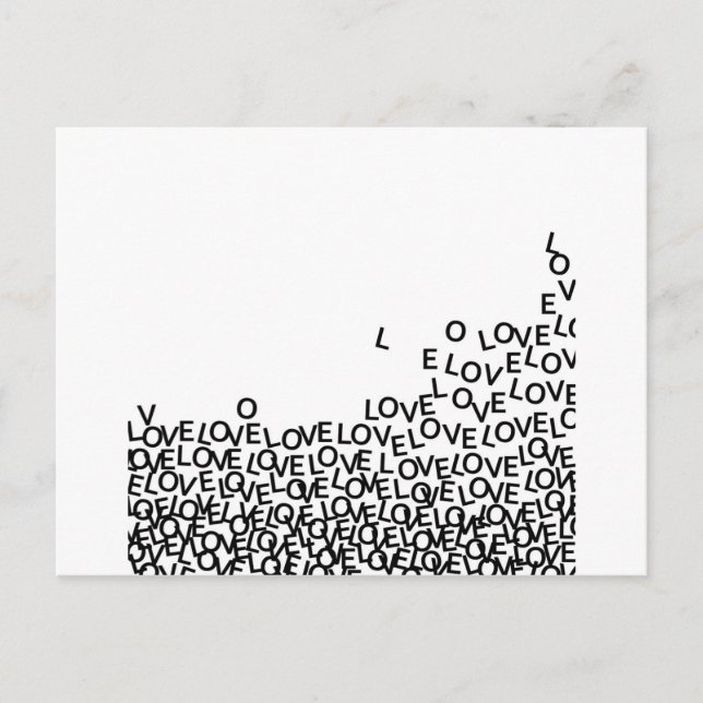 Cartão Postal amor amor (Frente)