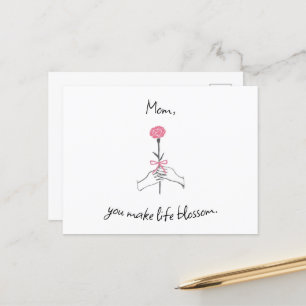 Cartão Postal Amor Brilhante - Cartão-postal da mãe