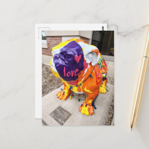 Cartão Postal Amor Bulldog