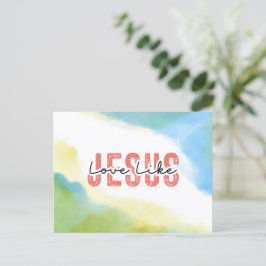 Cartão Postal Amor Como Jesus Cristo, Bíblia de citação cristã