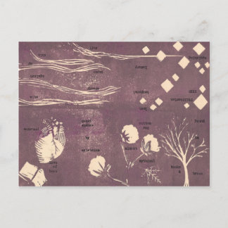 Cartão Postal amor constante ao livro
