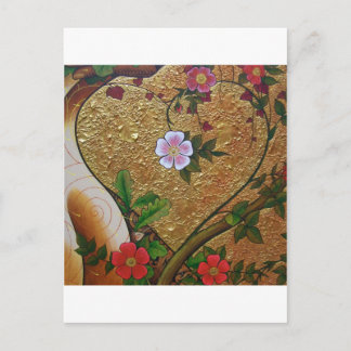 Cartão Postal Amor Coração