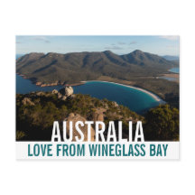 Amor da Tasmânia Austrália Baía do Cálice de Vinho