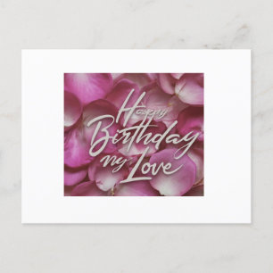 Cartão Postal Amor de Aniversário