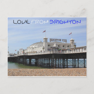 Cartão Postal Amor de Brighton