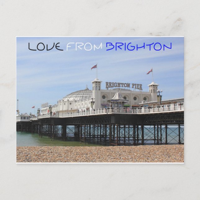 Cartão Postal Amor de Brighton (Frente)