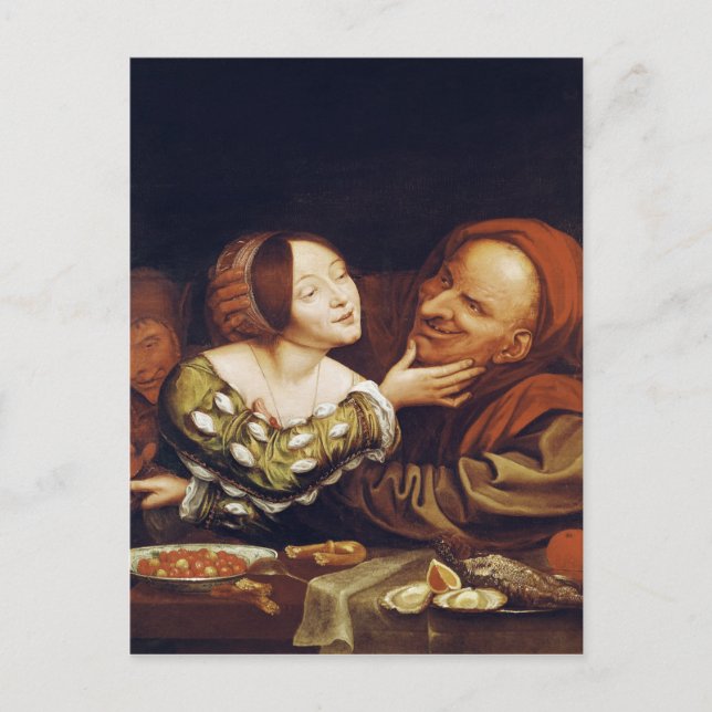 Cartão Postal Amor Desigual ou, O Casal Inigualável (Frente)