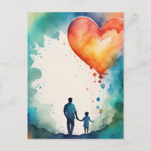 Cartão Postal Amor do pai