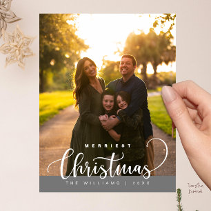 Cartão Postal Amor e Alegria, Foto de Família Feliz Natal