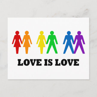 Cartão Postal Amor é Amor